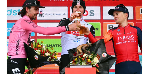 Tadej Pogacar devient champion de l'Amstel Gold Race